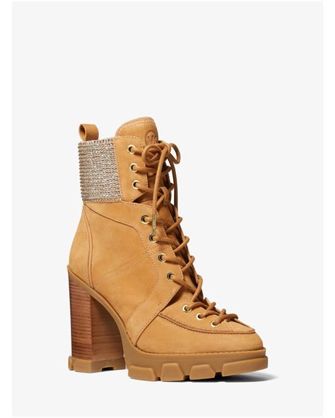 michael michael kors tamara lace-up bootie|MICHAEL Michael Kors Lace Up Boots + FREE SHIPPING.